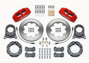Wilwood Dynapro 6 Front Hat Kit 11.75in Rotor Red 66-75 Ford Bronco Dana 30/44 w/Lines-2