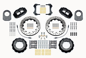 Wilwood Narrow Superlite 4R Front Hat Kit 12.88in Drilled 66-75 Ford Bronco Dana 30/44 w/Lines