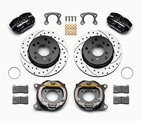 Wilwood Dynapro Lug Mount P/S Park Brake Kit Drilled Small Ford 2.36in Off Bronco 5 x 5.50 - 0