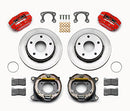 Wilwood Dynapro Lug Mount P/S Park Brake Kit Red Small Ford 2.36in Off Bronco 5 x 5.50-2