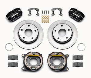 Wilwood Dynapro Lug Mount P/S Park Brake Kit Small Ford 2.36in Off Bronco 5 x 5.50
