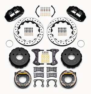 Wilwood Narrow Superlite 4R Rear P-Brk Kit 12.88in Drilled Big Ford 2.36in Off Bronco 5 x 5.50
