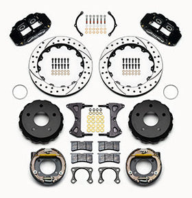 Wilwood Narrow Superlite 4R Rear P-Brk Kit 12.88in Drilled Big Ford 2.36in Off Bronco 5 x 5.50 - 0