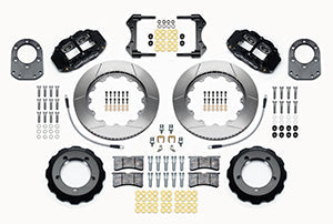 Wilwood Narrow Superlite 4R Front Hat Kit 14.00in 66-75 Ford Bronco Dana 30/44 w/Lines