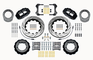 Wilwood Narrow Superlite 4R Front Hat Kit 14.00in Drilled 76-77 Ford Bronco Dana 44 w/Lines