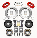 Wilwood Narrow Superlite 4R Rear P-Brk Kit 14.00in Red Small Ford 2.36in Off Bronco 5 x 5.50-2