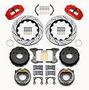 Wilwood Narrow Superlite 4R Rear P-Brk Kit 14.00in Drill Red Big Ford 2.36in Off Bronco 5 x 5.50-2