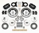 Wilwood Dynapro Dust-Boot Front Kit 11.00in Drilled 1965-1969 Mustang Disc & Drum Spindle-2