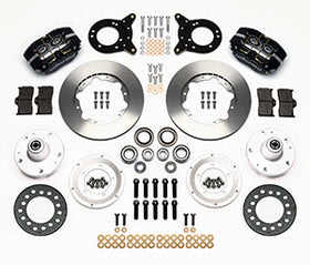 Wilwood Dynapro Dust-Boot Front Kit 11.00in 1965-1969 Mustang Disc & Drum Spindle - 0