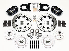 Wilwood Dynapro Dust-Boot Front Kit 12.19in Drilled 1965-1969 Mustang Disc & Drum Spindle - 0