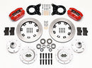 Wilwood Dynapro Dust-Boot Front Kit 12.19in Red 1965-1969 Mustang Disc & Drum Spindle-2
