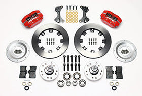 Wilwood Dynapro Dust-Boot Front Kit 12.19in Red WWE ProSpindle - 0