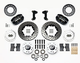 Wilwood Dynapro Dust-Boot Front Kit 11.00in Drilled 74-80 Pinto/Mustang II Disc Spindle only - 0