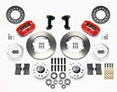 Wilwood Dynapro Dust-Boot Front Kit 11.00in Red 74-80 Pinto/Mustang II Disc Spindle only-2