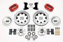 Wilwood Dynapro Dust-Boot Front Kit 12.19in Drilled Red 74-80 Pinto/Mustang II Disc Spindle only-2