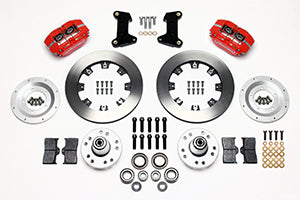 Wilwood Dynapro Dust-Boot Front Kit 12.19in Red 74-80 Pinto/Mustang II Disc Spindle only