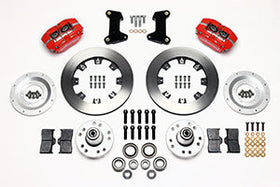 Wilwood Dynapro Dust-Boot Front Kit 12.19in Red 74-80 Pinto/Mustang II Disc Spindle only - 0