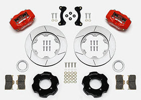 Wilwood Forged Dynalite Front Hat Kit 11.00in GT Rotor Red 95-05 Miata - 0