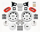 Wilwood Forged Dynalite Front Kit 12.19in Drilled Red AMC 71-76 OE Disc w/o Bendix Brakes-2