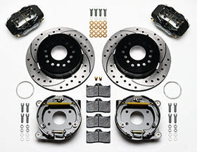 Wilwood Forged Dynalite P/S Park Brake Kit Drilled AMC 71-74 2.60in Offset - 0