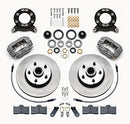 Wilwood Forged Dynalite-M Front Kit 11.30in 1 PC Rotor&Hub 1970-1973 Mustang Disc & Drum Spindle-2