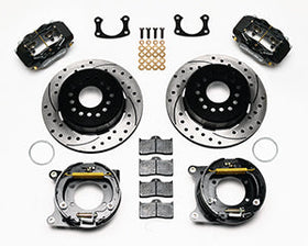Wilwood Forged Dynalite P/S Park Brake Kit Drilled BOP Axle 2.75in Bearing 2.75 Offset - 0