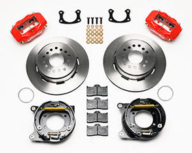 Wilwood Forged Dynalite P/S Park Brake Kit Red BOP Axle 2.75in Bearing 2.75 Offset - 0