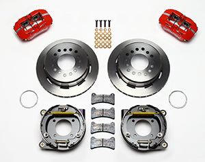 Wilwood Dynapro Low-Profile 11.00in P-Brake Kit - Red BOP Axle 2.75in Bearing 2.75 Offset