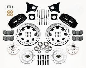 Wilwood Dynapro 6 Front Hub Kit 12.19in Drilled AMC 71-76 OE Disc w/o Bendix Brakes - 0