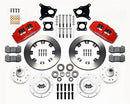 Wilwood Dynapro 6 Front Hub Kit 12.19in Red AMC 71-76 OE Disc w/o Bendix Brakes-2
