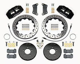 Wilwood Dynapro 6 Front Hat Kit 12.88in Drilled 2005-Up Mazda 3 w/ Lines - 0