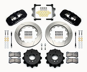 Wilwood AERO4 Rear Kit 14.00 2007-2011 BMW E90 Series w/Lines