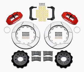 Wilwood Narrow Superlite 4R Rear Kit 14.00in Red Morrison Multilink IRS (2010-15 Camaro Based) - 0