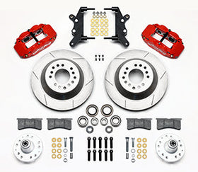 Wilwood Narrow Superlite 6R Front Hub & 1PC Rtr Kit 12.88in-Red 60-68 Ford / Mercury Full Size - 0