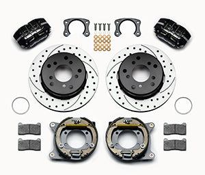 Wilwood Dynapro Lug Mount P/S Park Brake Kit Drilled Big Ford New 2.38in Off Bronco 5 x 5.50