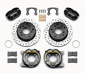 Wilwood Dynapro Lug Mount P/S Park Brake Kit Drilled Big Ford New 2.38in Off Bronco 5 x 5.50 - 0