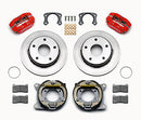 Wilwood Dynapro Lug Mount P/S Park Brake Kit Red Big Ford New 2.38in Off Bronco 5 x 5.50-2