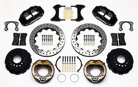 Wilwood Narrow Superlite 4R Rear P-Brk Kit 12.88in Drilled Big Ford New Style 2.50in Off Stag Mount - 0