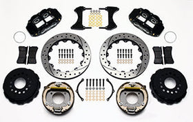 Wilwood Narrow Superlite 4R Rear P-Brk Kit 12.88in Drilled Chevy 12 Bolt w/ C-Clips - 0