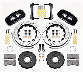 Wilwood AERO6 Front Hat Kit 14.00 Drilled 2005-2014 Mustang w/ BMR Suspn. w/Lines - 0