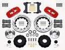 Wilwood AERO6 Front Hub Kit 14.00 Drilled-Red Chevy C-10 60-87 CPP Drop Spindle-2