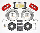Wilwood AERO6 Front Hat Kit 14.25 Red 2014-Up Corvette C7 w/Lines-2