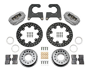 Wilwood Forged Dynalite Rear Drag Kit Drilled Rotor Ford 8.8 Special w/2.50in Offset-5 Lug