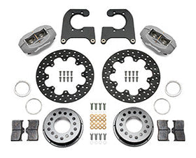 Wilwood Forged Dynalite Rear Drag Kit Drilled Rotor Ford 8.8 Special w/2.50in Offset-5 Lug - 0