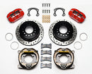 Wilwood Dynapro Low-Profile 11.00in P-Brake Kit Drill-Red Ford 8.8 Special w/2.50in Offset-5 Lug-2