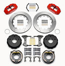 Wilwood Narrow Superlite 4R Rear P-Brk Kit 14.00in Red Big Ford 2.00in Off Bronco 5 x 5.50-2