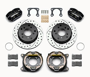 Wilwood Dynapro Lug Mount P/S Park Brake Kit Drilled Big Ford 2.00in Off Bronco 5 x 5.50