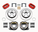 Wilwood Dynapro Lug Mount P/S Park Brake Kit Red Big Ford 2.00in Off Bronco 5 x 5.50-2