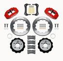 WILWOOD FNSL6R Front Hat Kit,13.06, Red Detroit Speed Engineering Suspension-2
