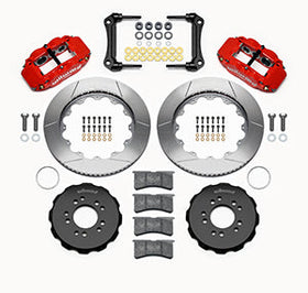 WILWOOD FNSL6R Front Hat Kit,14.00, Red Detroit Speed Engineering Suspension - 0